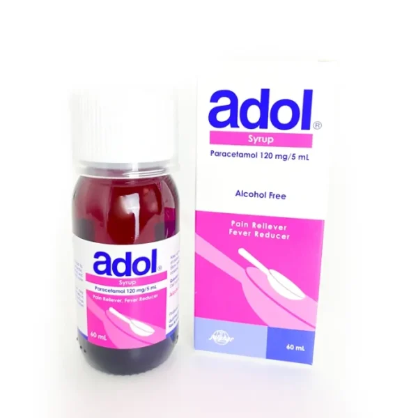 Adol 120 mg Syrup 60 ml For Children