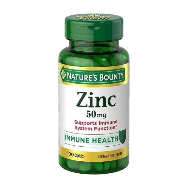 Nature's Bounty Zinc 50 mg 100 Caplets